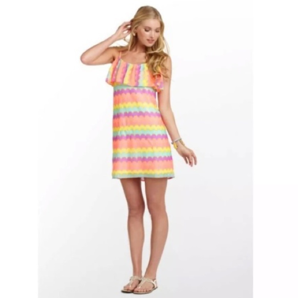 Lilly Pulitzer Bright Chevron Dress